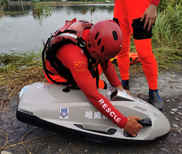 Hochwasserkämpfe in Jiangxi im Sommer 2020